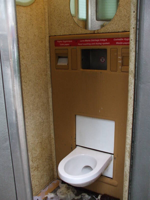 French automated toilet.