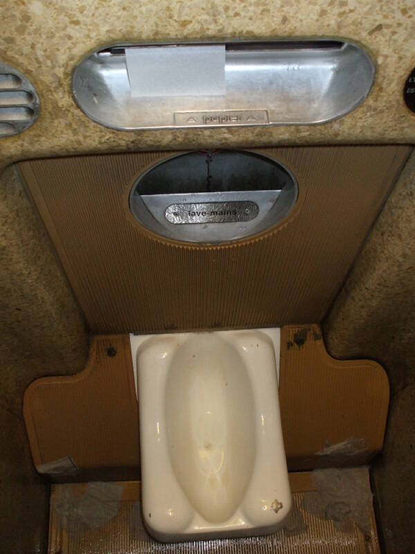 French automated toilet.