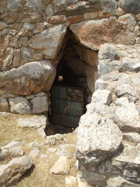 Passageway to the underground cisterns of Tiryns.
