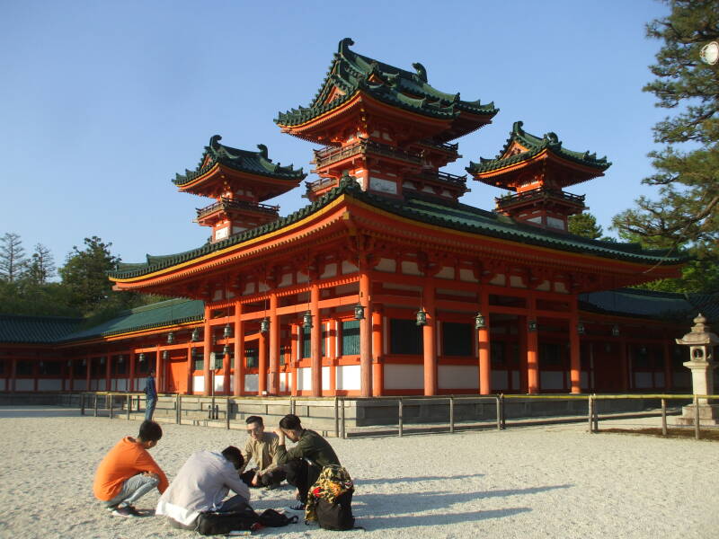 Replica castle at Heian-jingū in Kyōto.