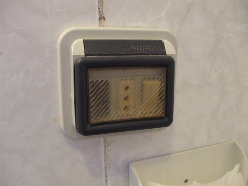 Italian insulated electrical switch plate.