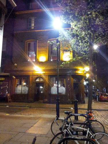 Exterior of the John Snow Pub