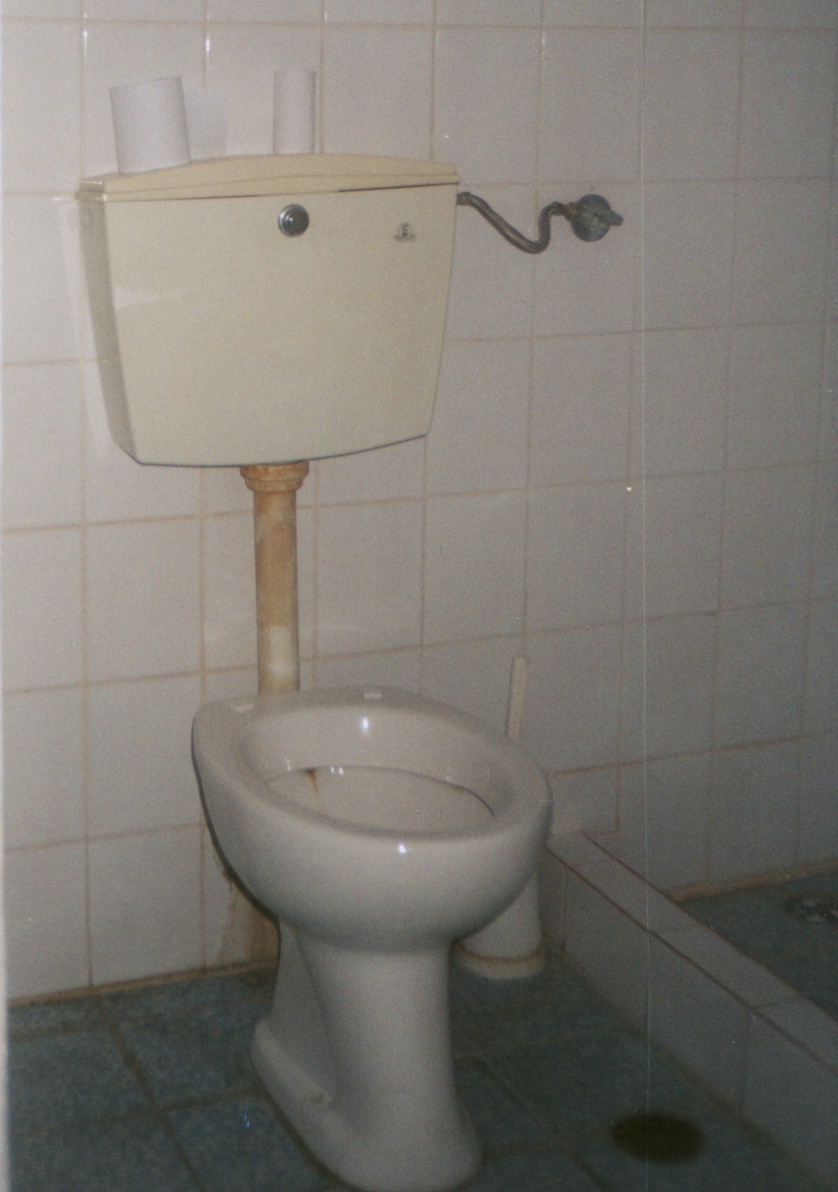 Toilet in Akti Hotel, Korinthos, Greece.