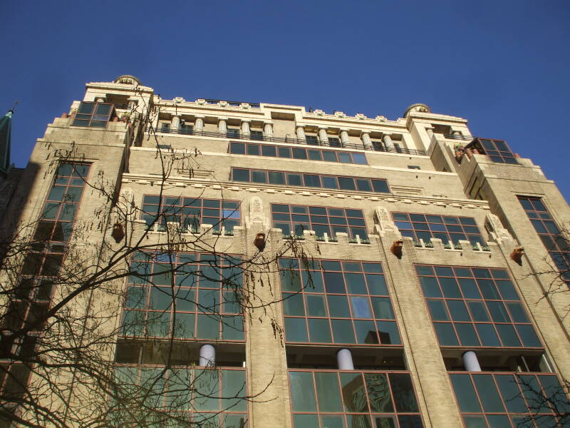 Pythian Temple at 135 West 70th Street between Broadway and Columbus Avenue.