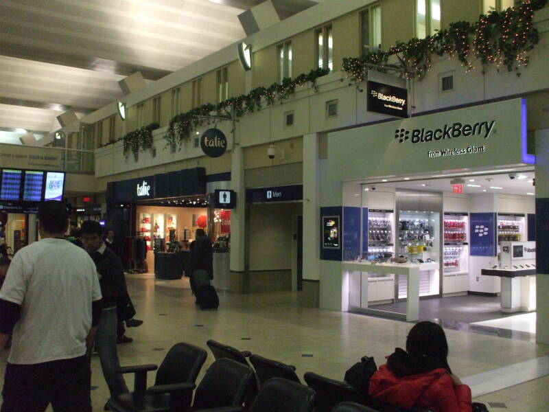 Entry to men's restroom where U.S. Senator Larry Craig was arrested at Minneapolis-St Paul International Airport (MSP).