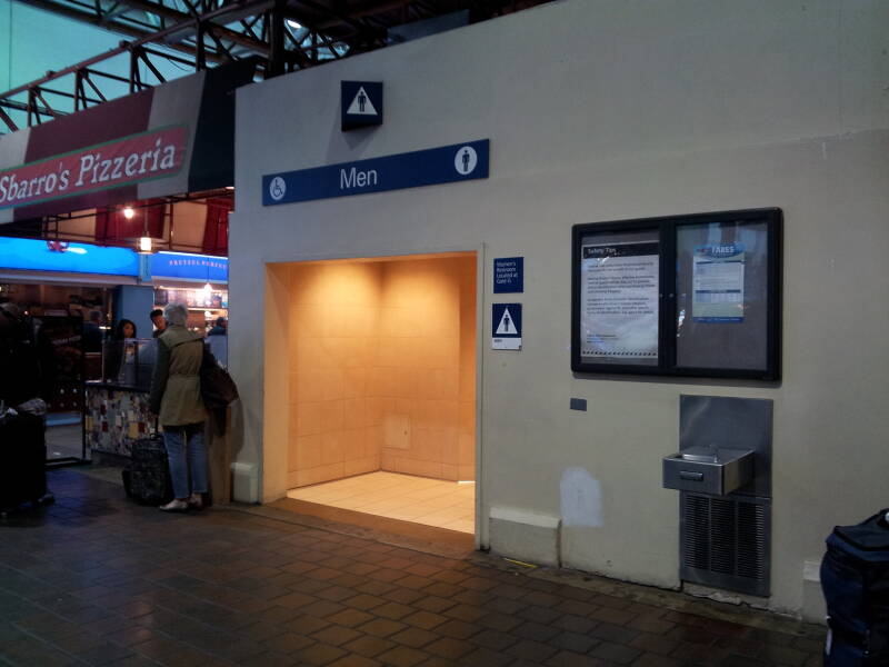 Main men's room in Union Station in Washington D.C., where Larry Craig is also accused of having sex.