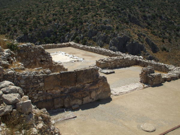 Main palace at Mycenae.