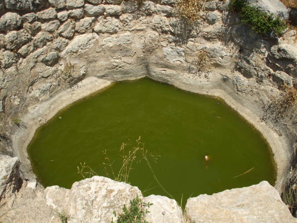 Pestilential water cistern at Mycenae.