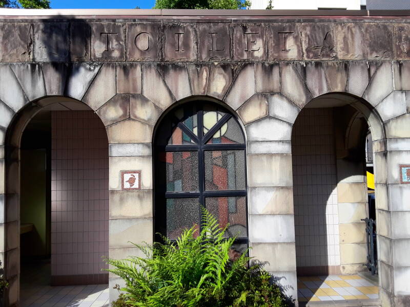 Public toilet in the Tateyama district of Nagasaki.