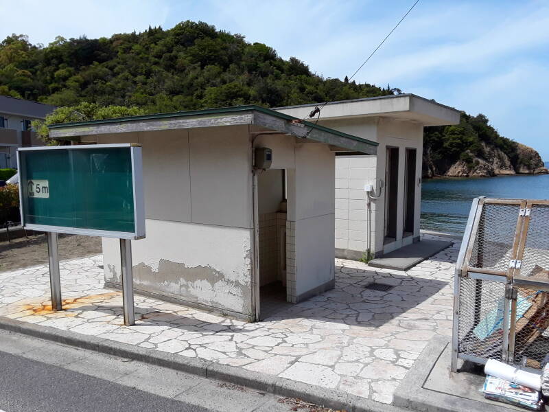 Public restroom near the harbor on Naoshima.