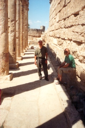 Ancient Greek toilets in Hierapolis, Turkey.