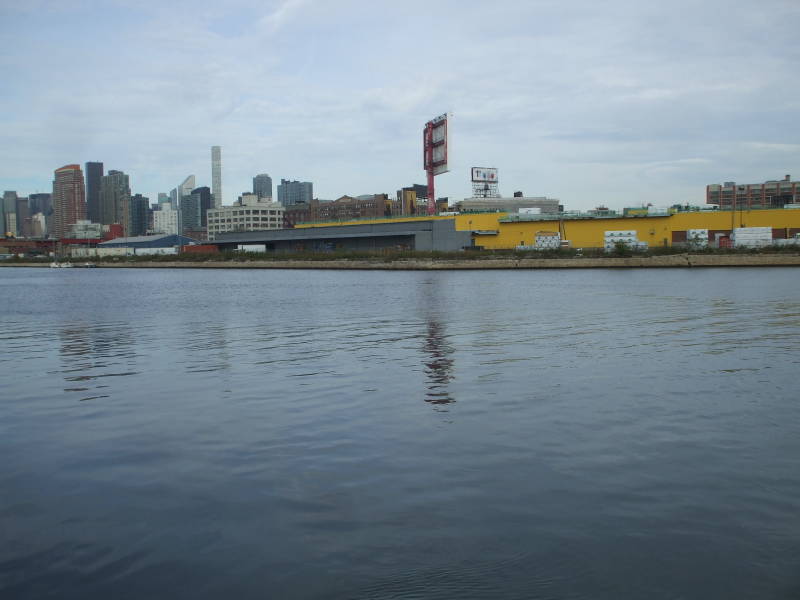 View of Queens from the Nature Walk along Newtown Creek.