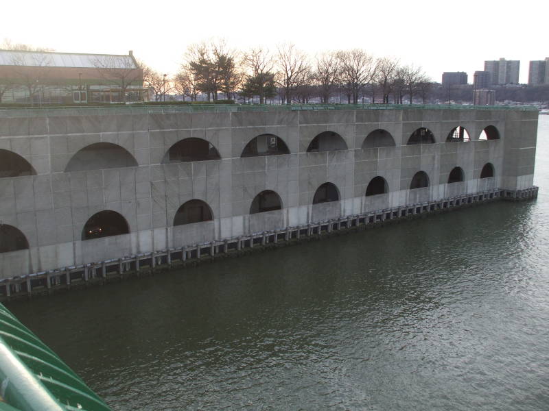 North end of the North River Wastewater Treatment Plant.