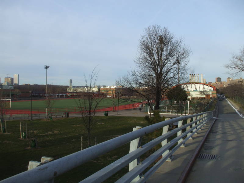 Riverbank State Park, on the roof of the North River Wastewater Treatment Plant.