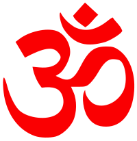 Sacred syllable 'Om'.