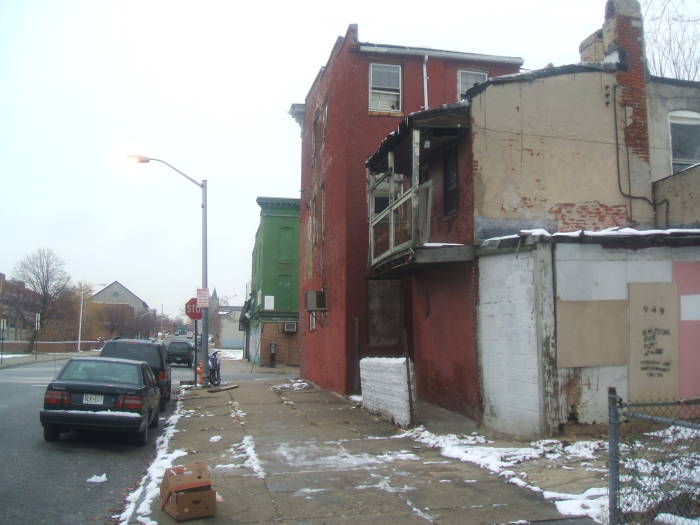 West Baltimore street scene.