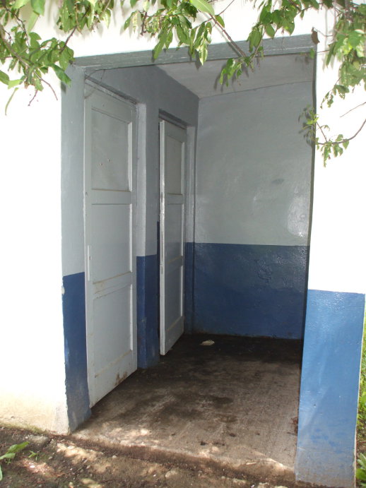 Toilet at the Moldoviţa Monastery, just outside the small town of Vatra Moldoviţei, Romania.