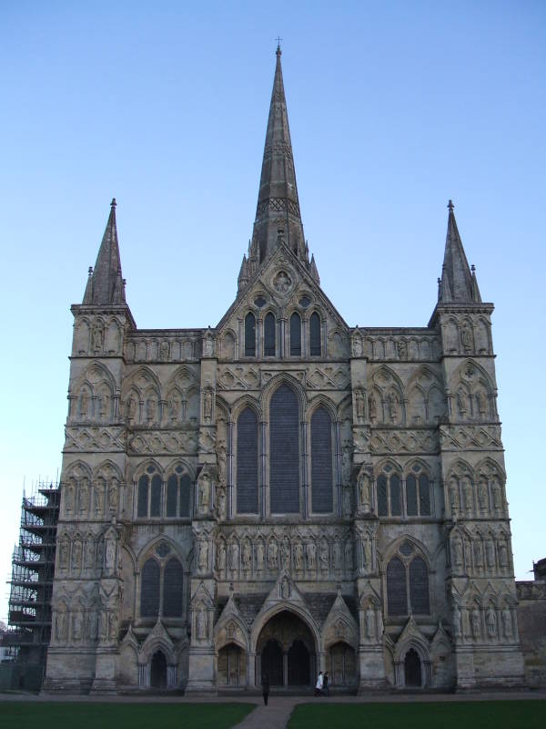 Façade of Salisbury Cathedral