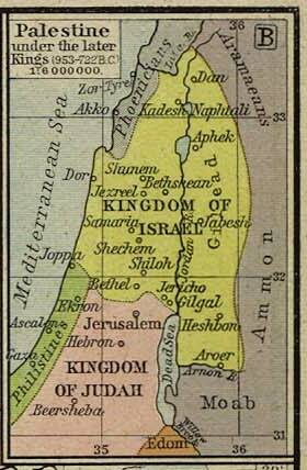 Palestine under the later Kings (953-722 BCE)