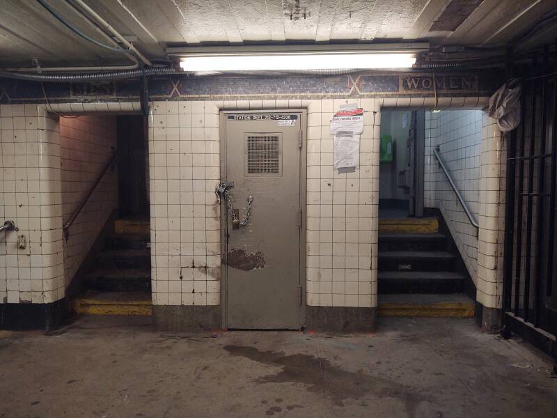 New York City MTA subway toilets.