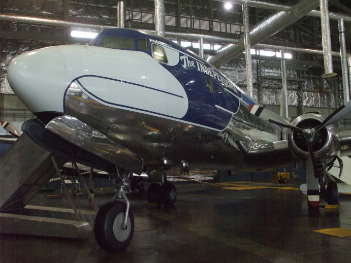 Harry S Truman's VC-118 / DC-6 airplane the 'Independence'.