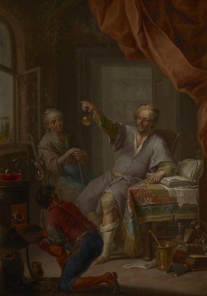 The Medical Alchemist by Franz Christoph Janneck (1703-1761), from https://en.wikipedia.org/wiki/File:The_Medical_Alchemist_by_Janneck_FA.2000.00.275.jpg