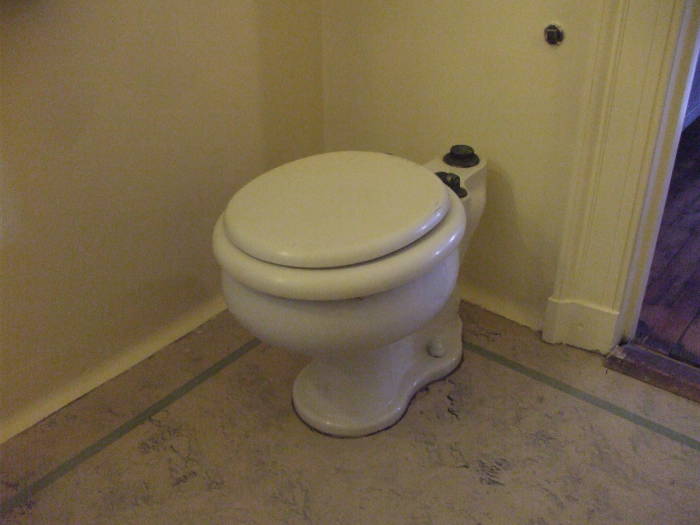 Woodrow Wilson's toilet.