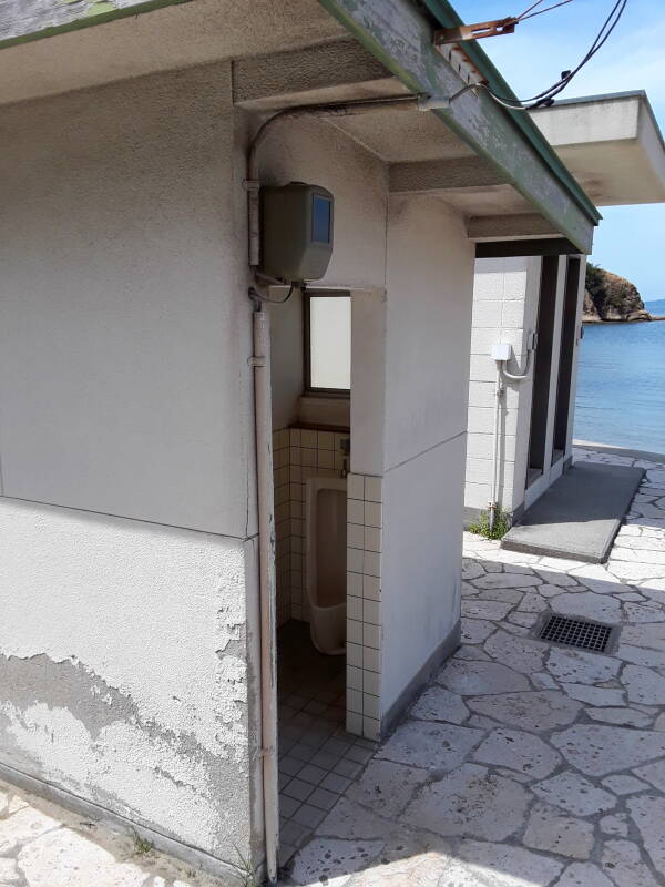 Public restroom near the harbor on Naoshima.