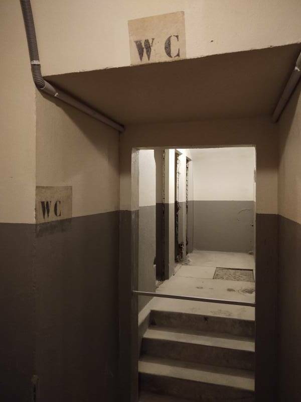 Toilets in the bunkers used by the French Risistance during the Liberation of Paris.