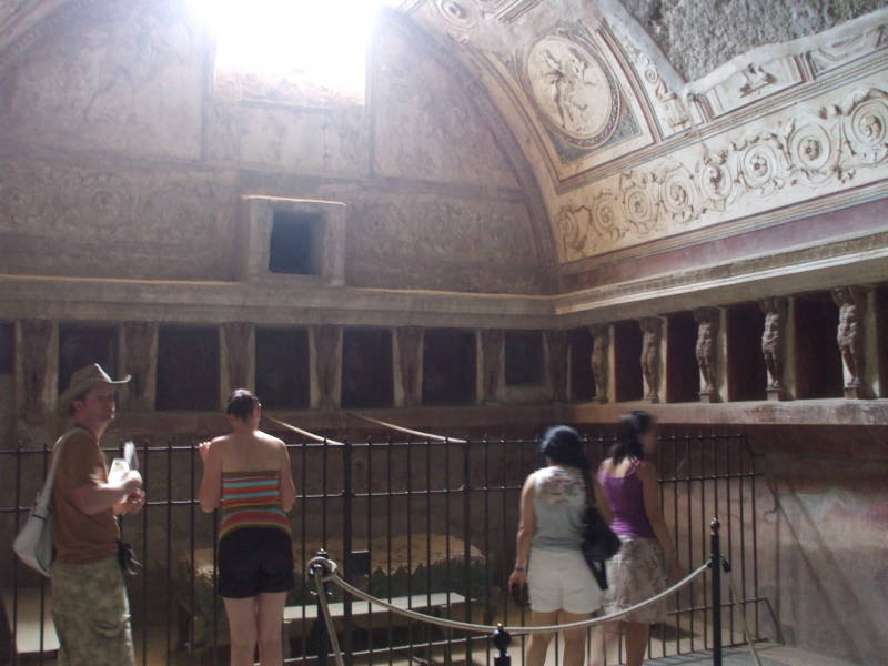 Roman Baths at Pompeii.