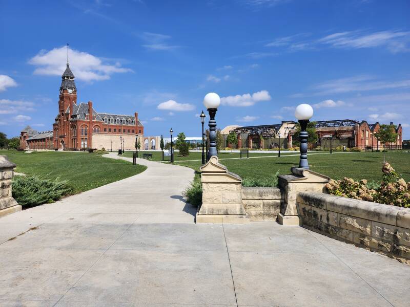 Entrance to Pullman National Monument and State Historic Site.