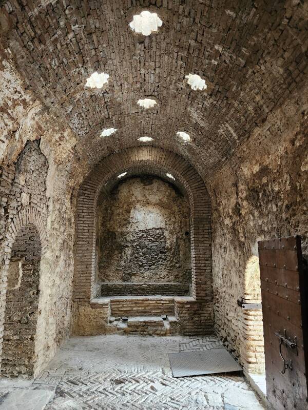 Pool at the right end of the Cold Room.