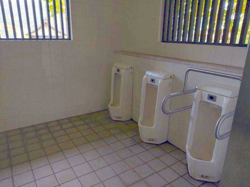Public lavatories within Usuki castle.