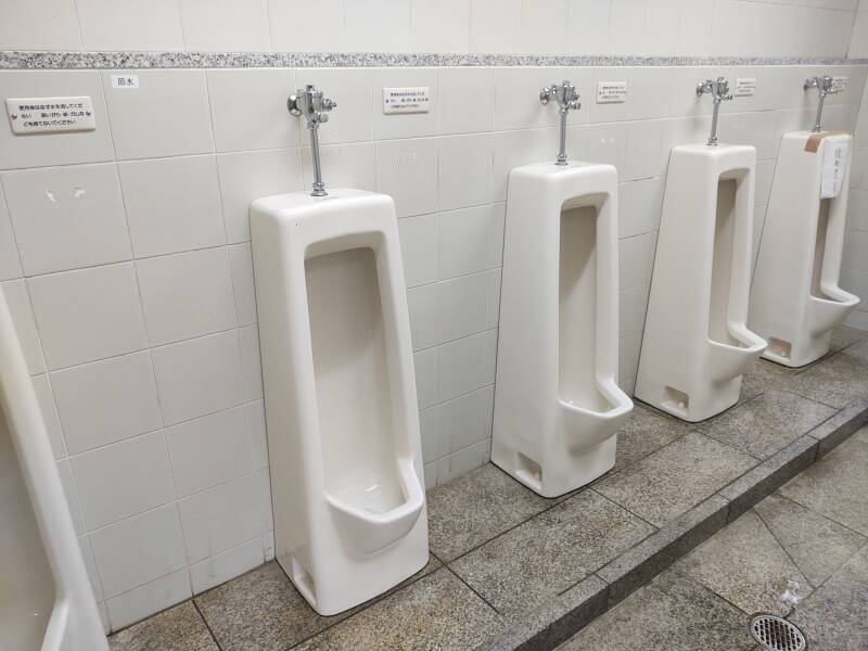 Public toilets at summit of Mount Haguro.
