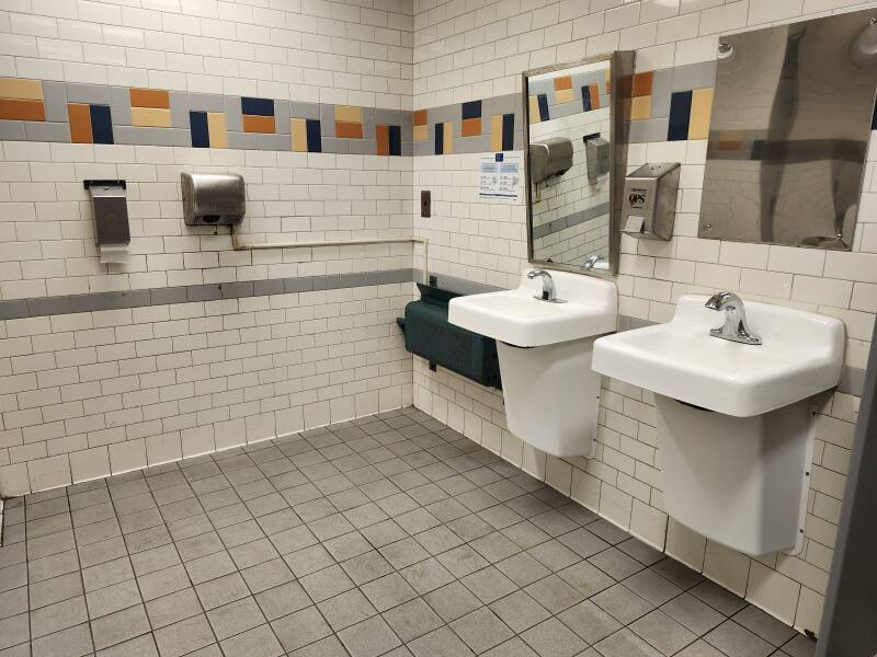New York City MTA 34 Street–Hudson Yards station toilets.