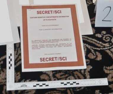 Stolen U.S. Government SECRET//SCI document that appears to be a photocopy.
