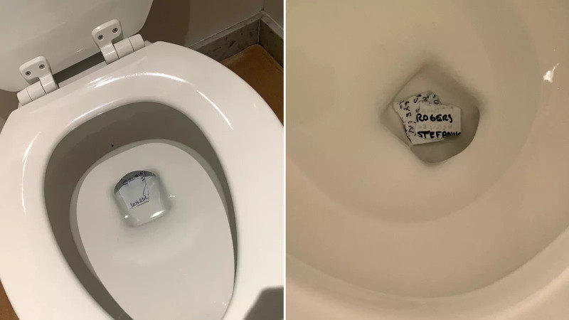 Government documents Donald Trump tore up and threw into the White House toilet.