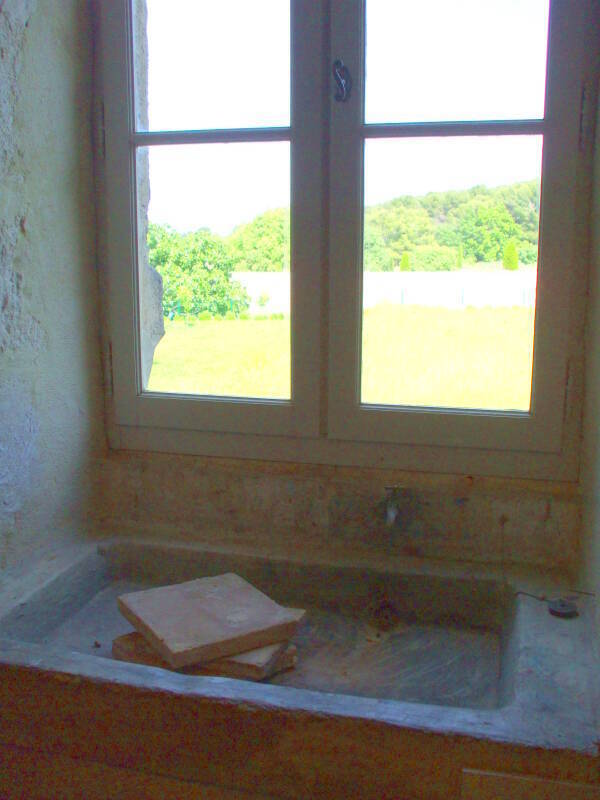 Vincent van Gogh's sink in the hospital at St-Rémy.