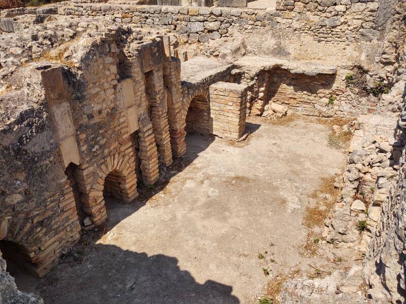 Private baths of the House of Orpheus at Volubilis.
